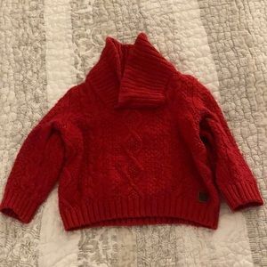 Boys Janie and Jack red sweater, 12-18 months